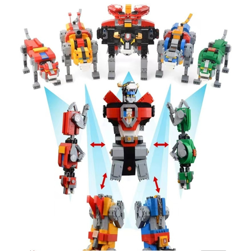Model Kit Voltron - Figuras de acción de Transformers 5