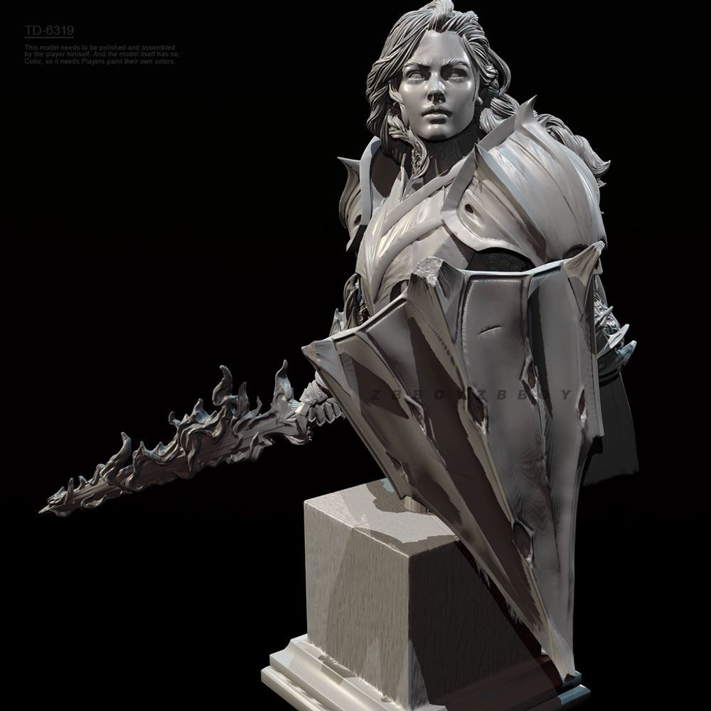 Model Kit Knight - Busto de 55mm y 70mm de