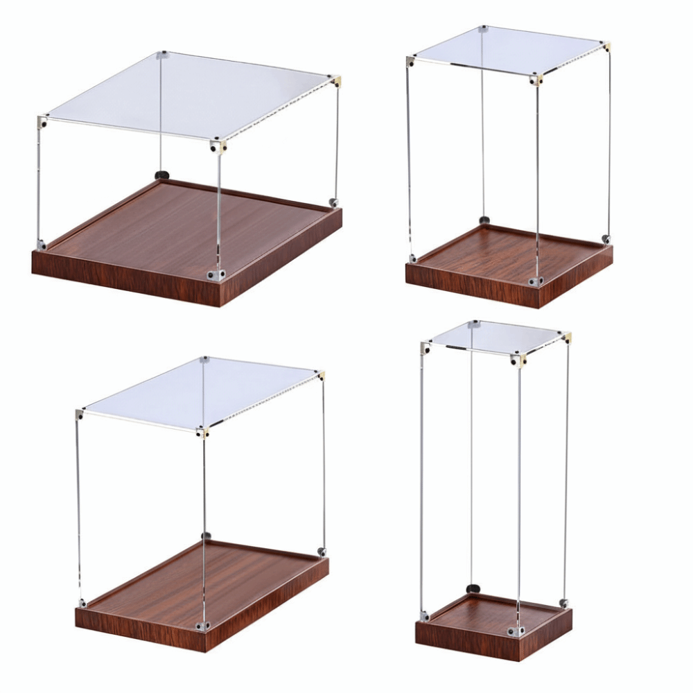Model Kit Display Case - Vitrina de acrílico transparente, diseño apilable,