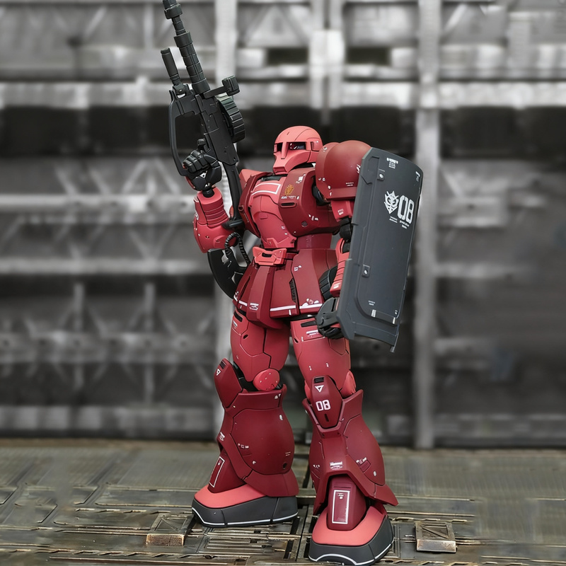 Model Kit Gundam Hg - GTO 015 Char's personalizado tipo antiguo