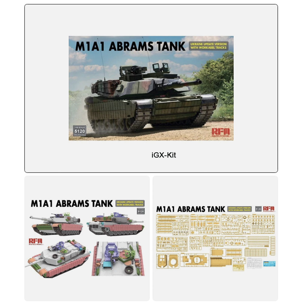 Model Kit Ukraine - Rye Field 5120 Escala 1:35 M1A1