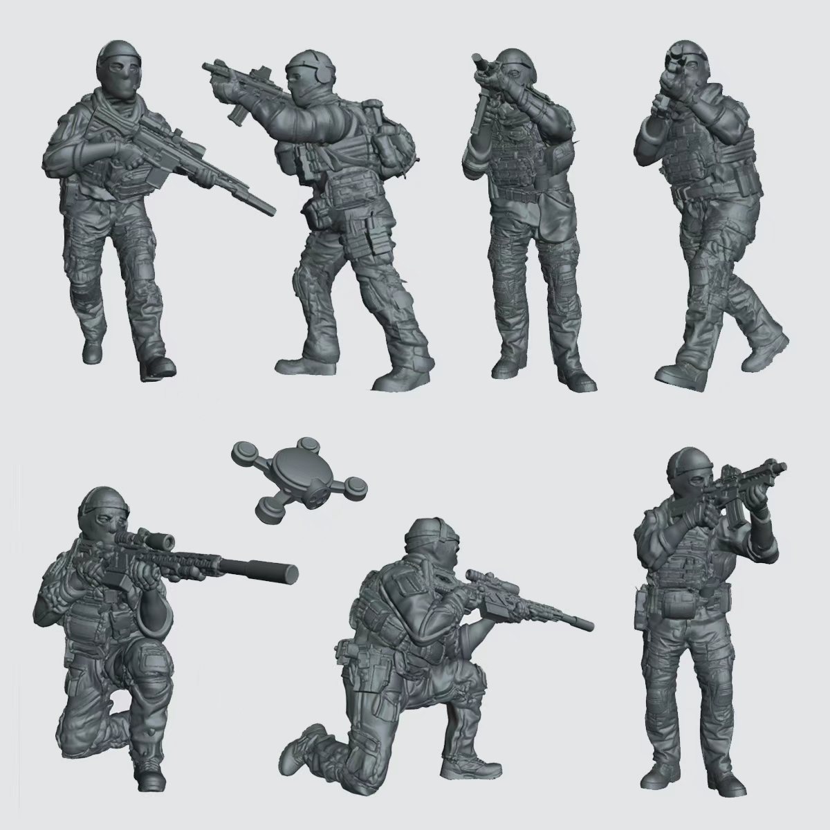 Model Kit Gunpla - Figuras de Soldados en Miniatura a