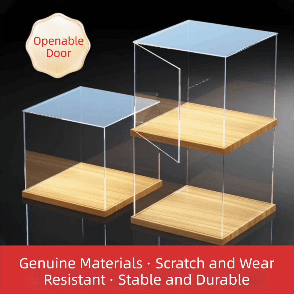 Model Kit Display Case - Vitrina de Acrílico Transparente, Diseño Apilable