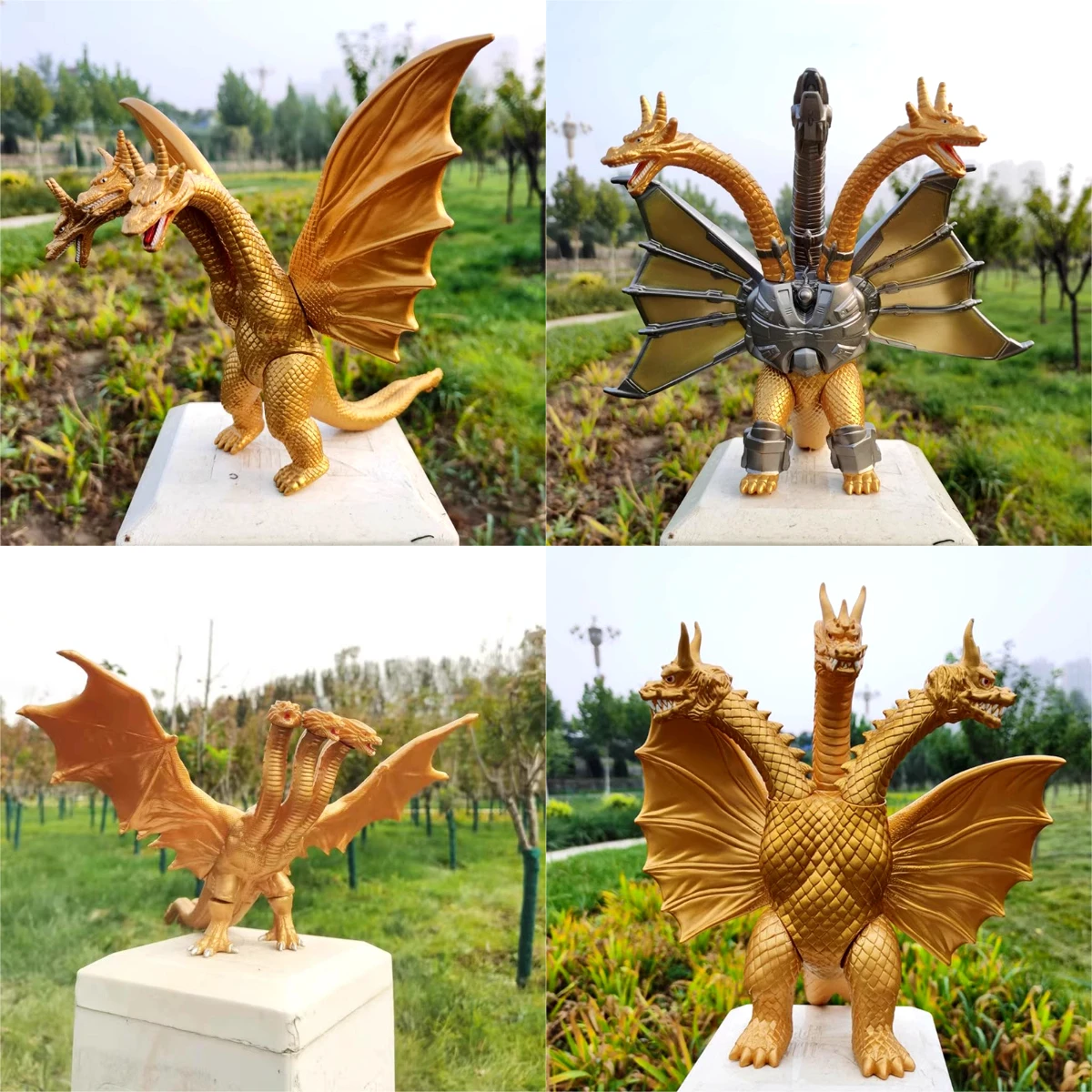 Model Kit Vs Figure - Figura de acción de tres cabezas