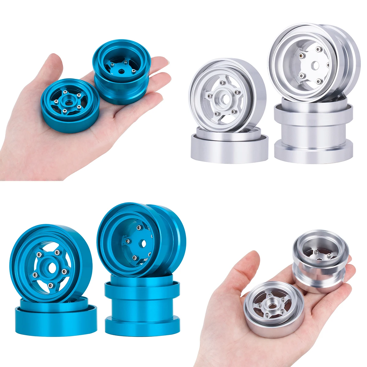 Model Kit Tamiya - Ruedas Beadlock de aluminio para Kit