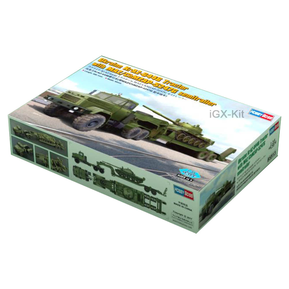 Model Kit Ukraine - Hobbyboss 85513 Escala 1/35, tractor KrAZ-6446