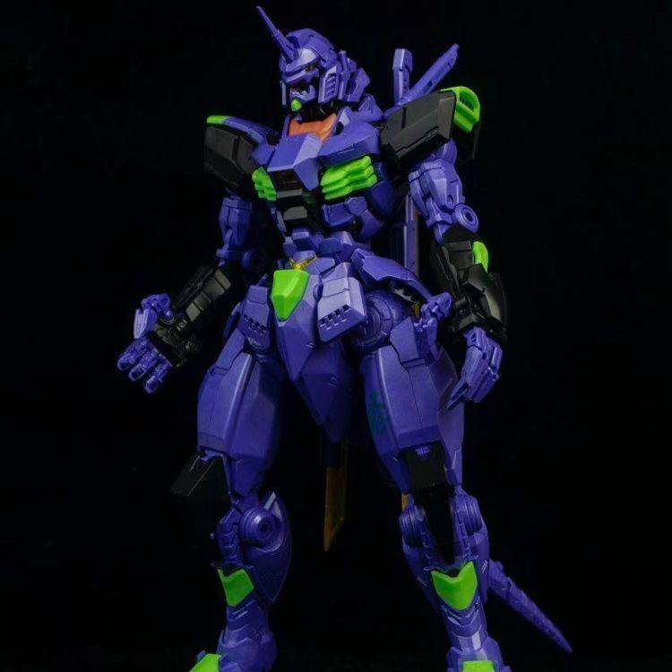 Gundam Model Mg - Caballo negro Mecha acero Pula Gunzilla