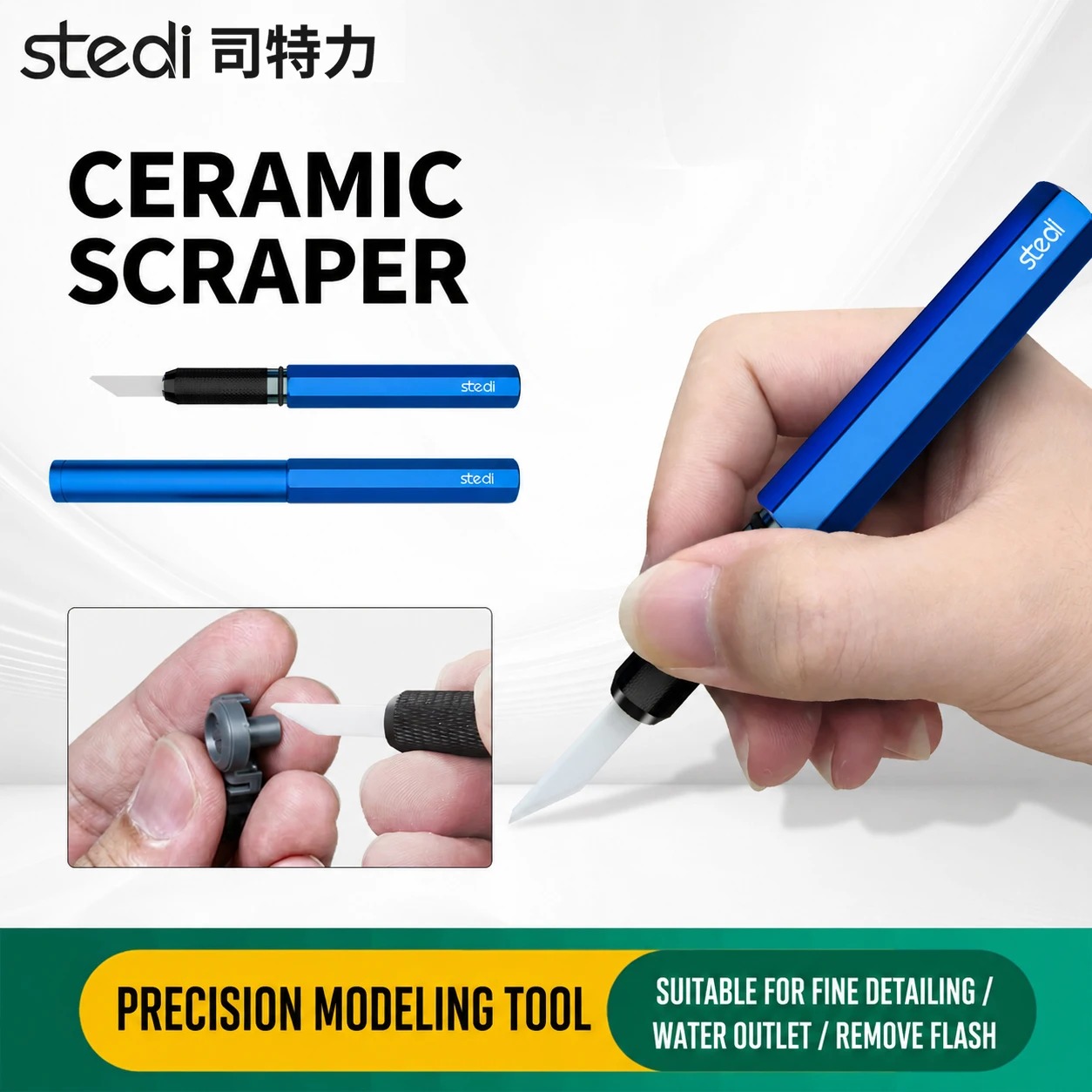 Raspador de Cerámica Stedi MS- - Seam Scraper Tool reseña y precio