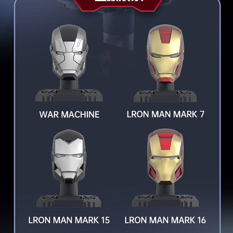 Máscara de casco Original de I - Model Kit Iron Man Mark 50 reseña y precio