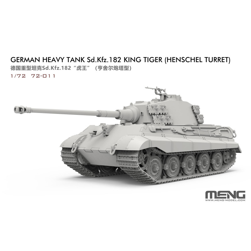MENG 72-011 1/72 Tanque Pesado - Model Kit Tamiya reseña y precio