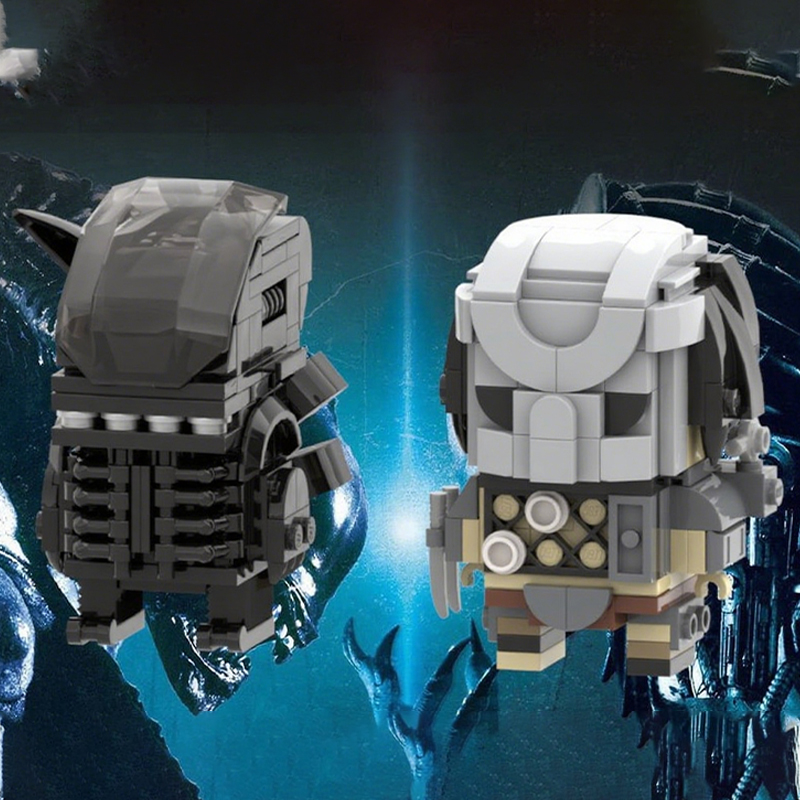 322 Piezas MOC Predator vs Ali - Model Kit Vs Figure reseña y precio