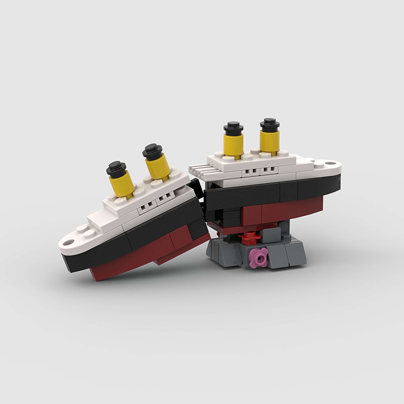 Mini RMS Titanic Sank Ship mod - Model Kit Titanic reseña y precio