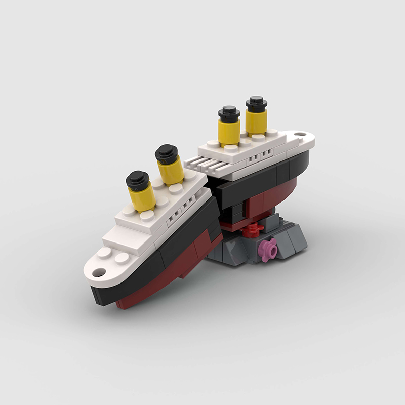 Mini RMS Titanic Sank Ship mod - Model Kit Titanic reseña y precio