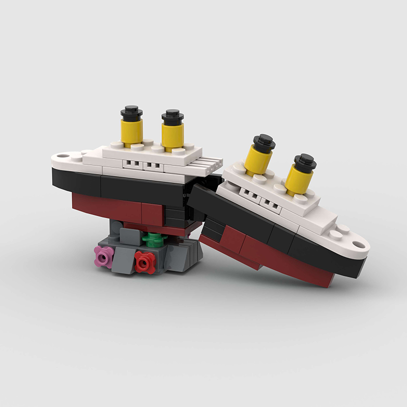 Mini RMS Titanic Sank Ship mod - Model Kit Titanic reseña y precio