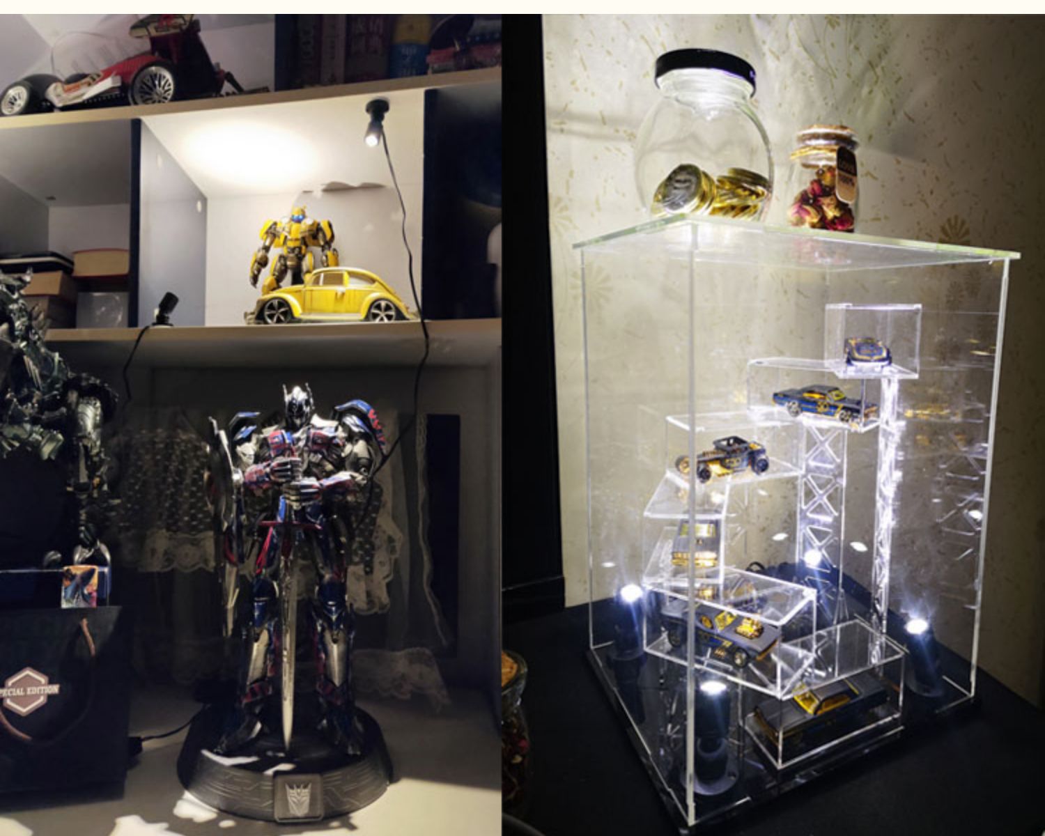 Juego de 4 Focos LED Regulable - Model Kit Display Case reseña y precio