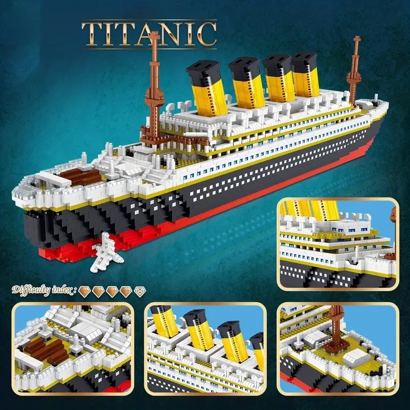 Microbloques de construcción T - Model Kit Titanic reseña y precio