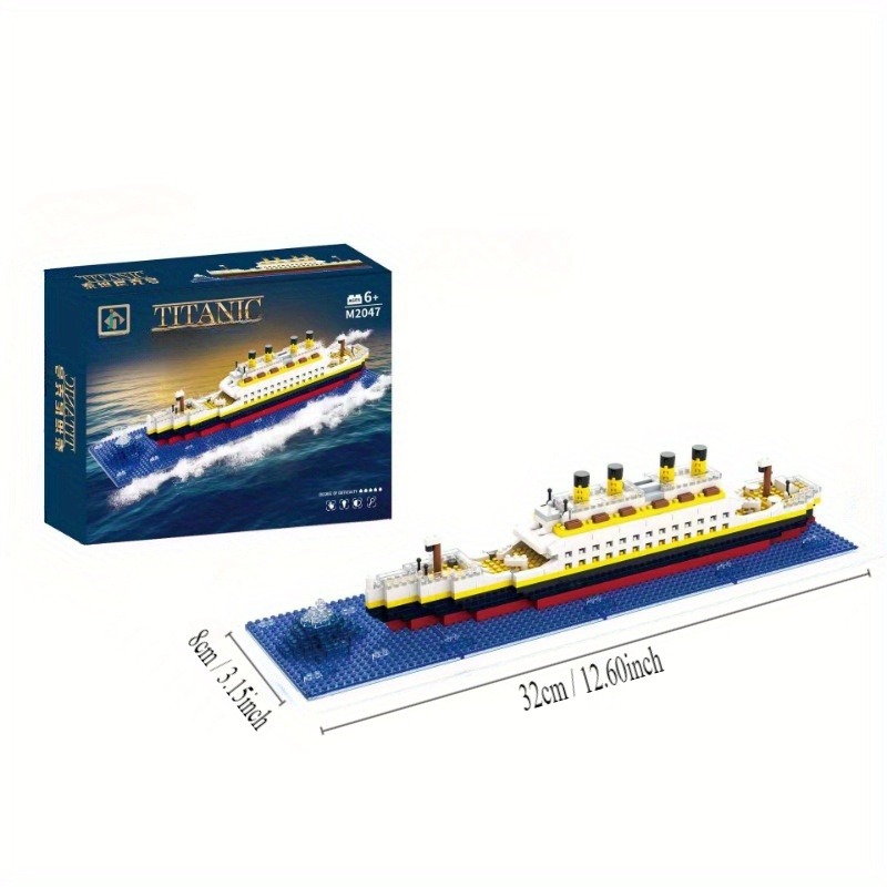 Microbloques de construcción T - Model Kit Titanic reseña y precio