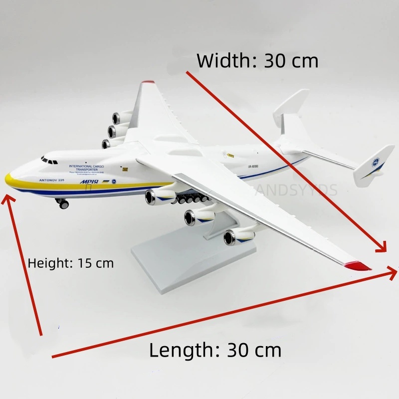 Ucrania Antonov AN225 Mriya 20 - Model Kit Ukraine reseña y precio