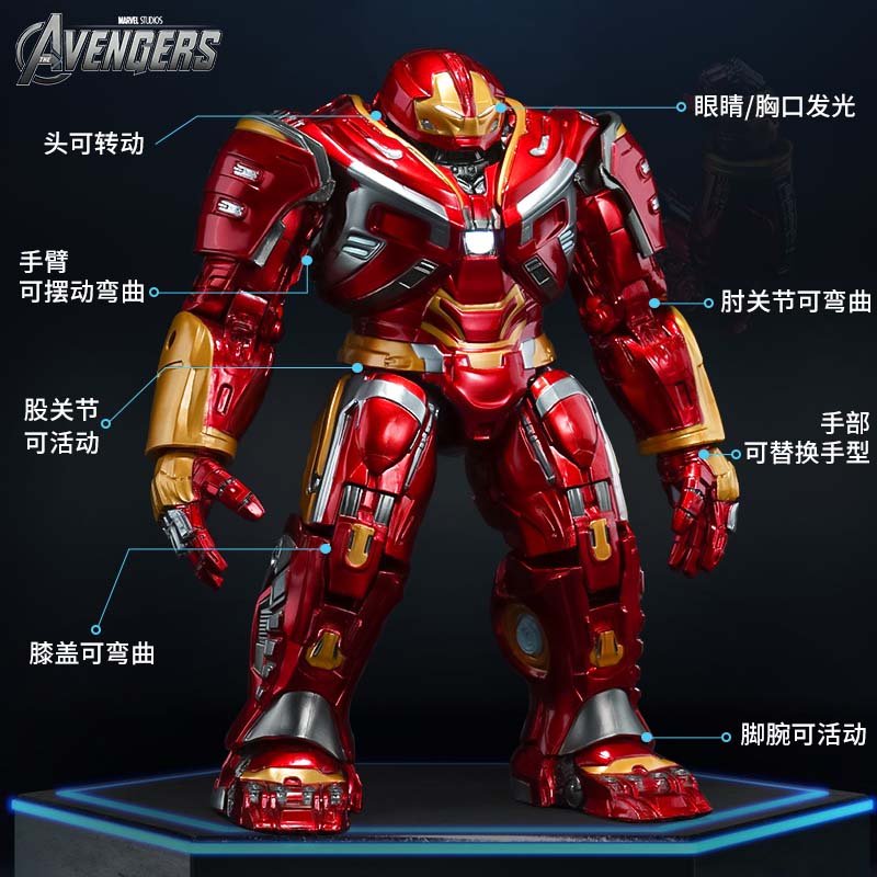 26cm LED ZD Original Iron Man  - Model Kit Iron Man Mark 50 reseña y precio
