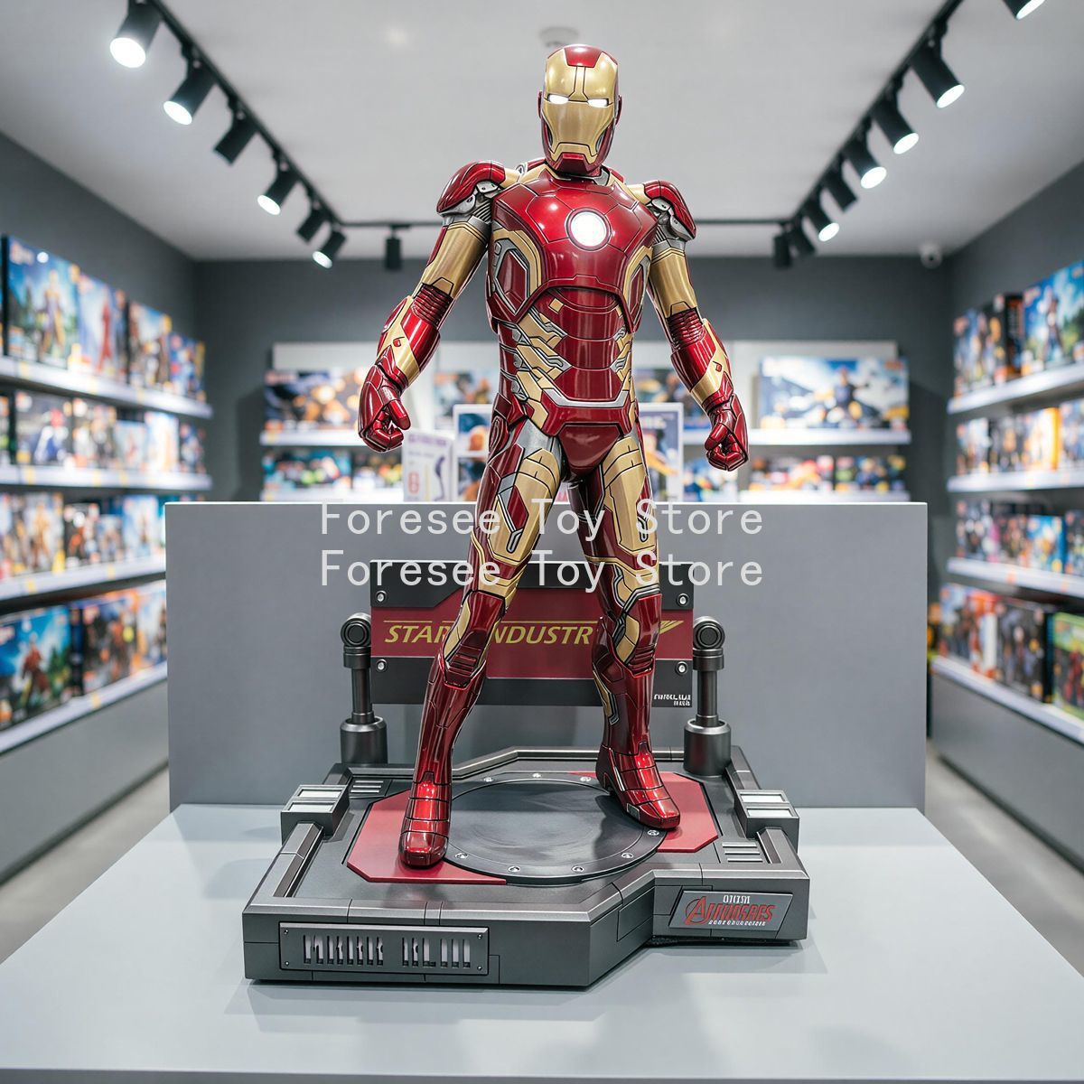 Nuevas Figuras de Acción de Re - Model Kit Iron Man Mark 50 reseña y precio