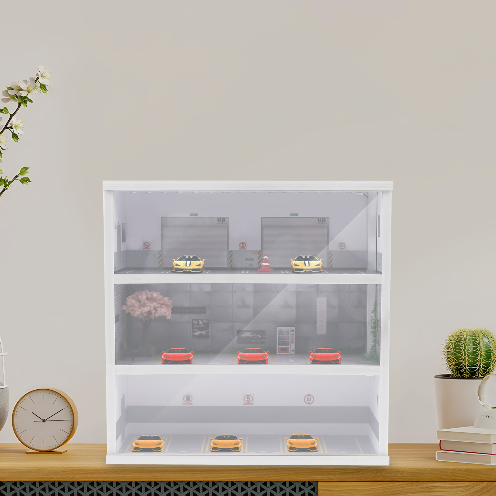 Vitrina de exhibición de diora - Model Kit Display Case reseña y precio