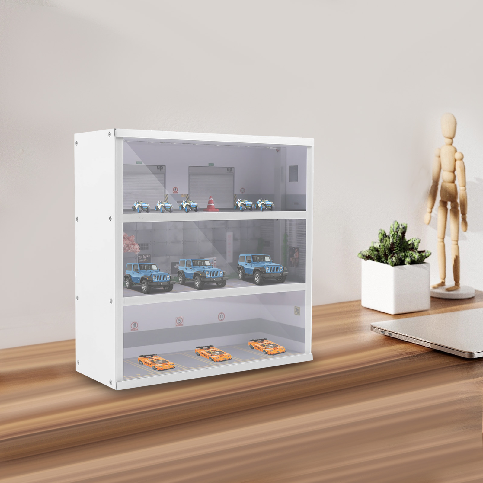 Vitrina de exhibición de diora - Model Kit Display Case reseña y precio