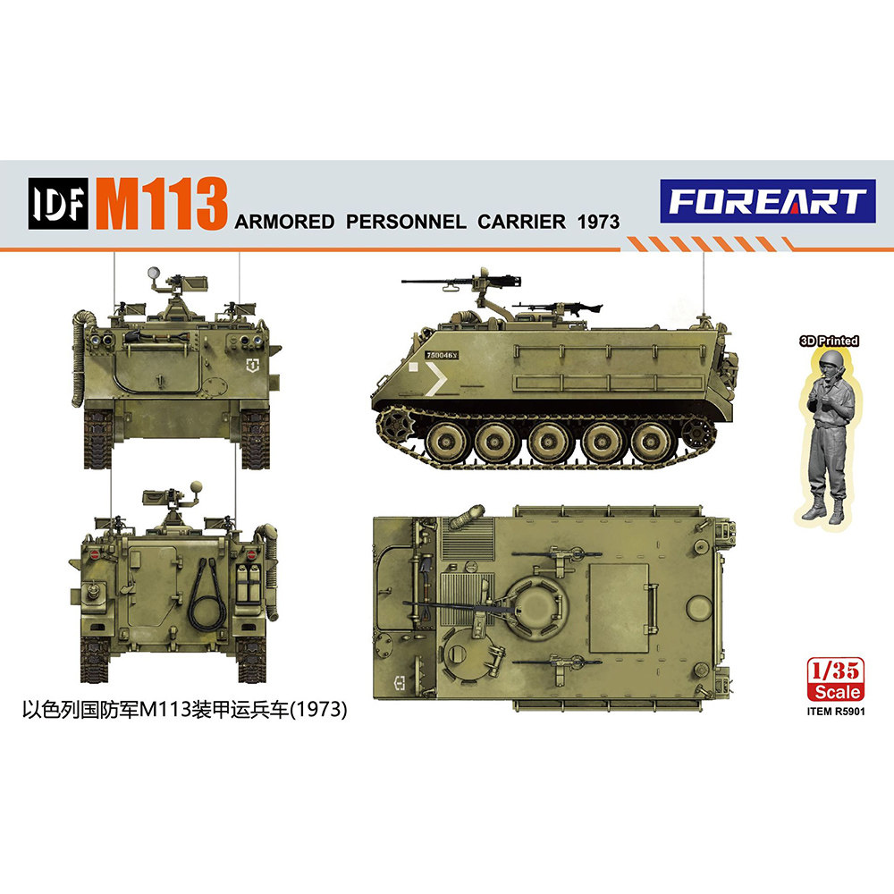 FOREART Modelo R5901 1/35 IDF  - Model Kit History reseña y precio