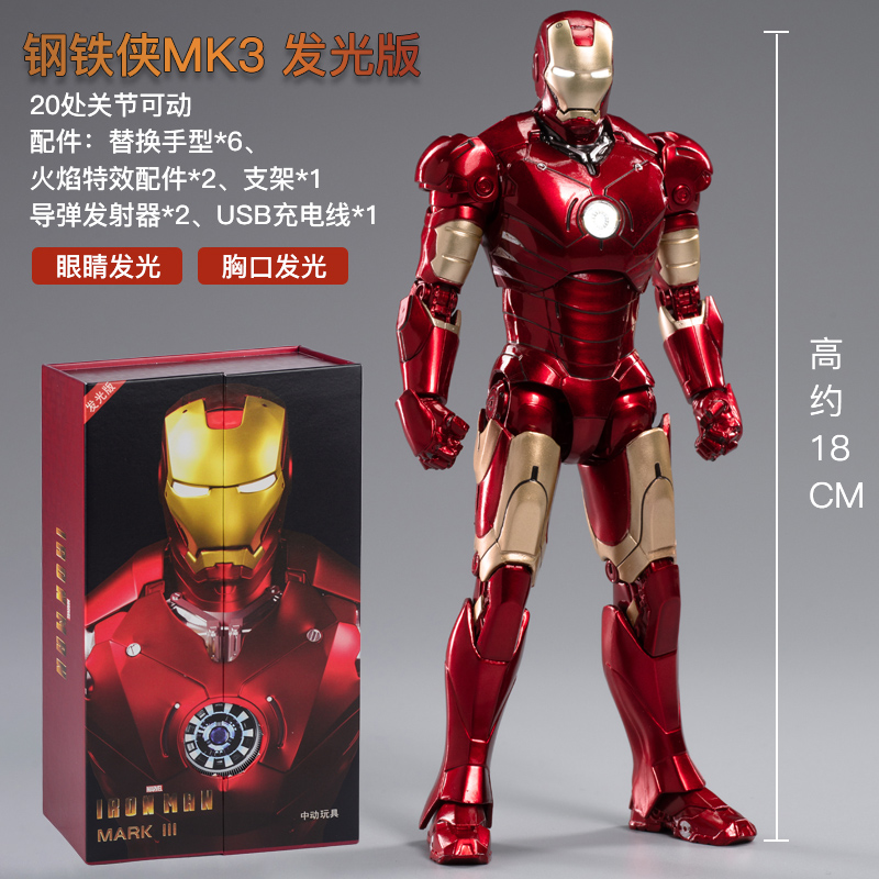 Original vengadores ZD juguete - Model Kit Iron Man Mark 50 reseña y precio