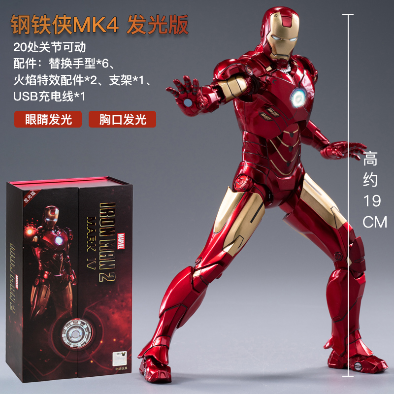 Original vengadores ZD juguete - Model Kit Iron Man Mark 50 reseña y precio