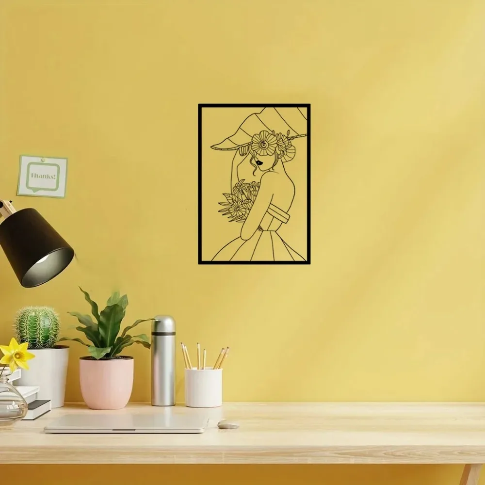 CIFBUY Arte de pared de metal, - Model Kit Vintage reseña y precio