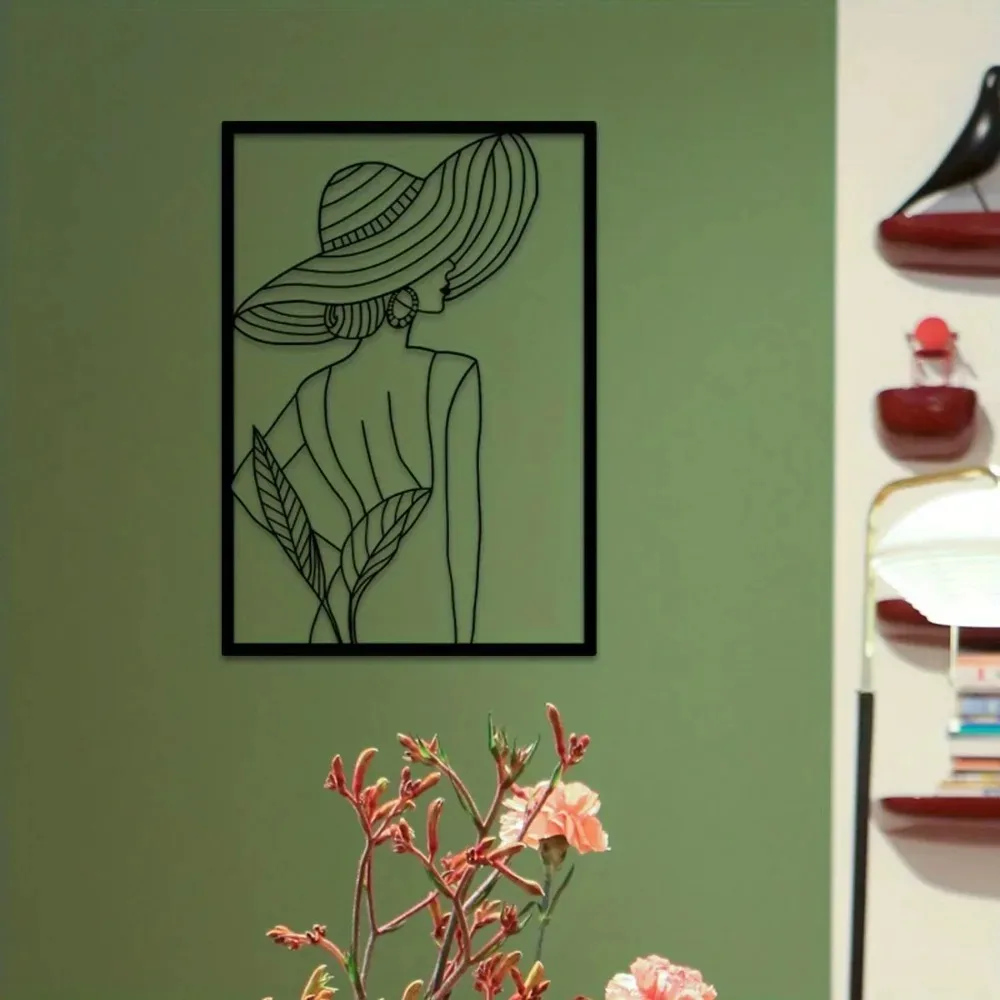 CIFBUY Arte de pared de metal, - Model Kit Vintage reseña y precio