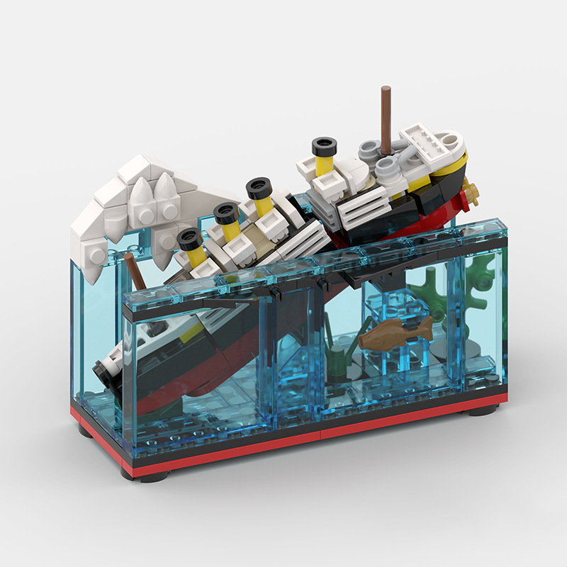 Titanic Break In Half con estu - Model Kit Titanic reseña y precio