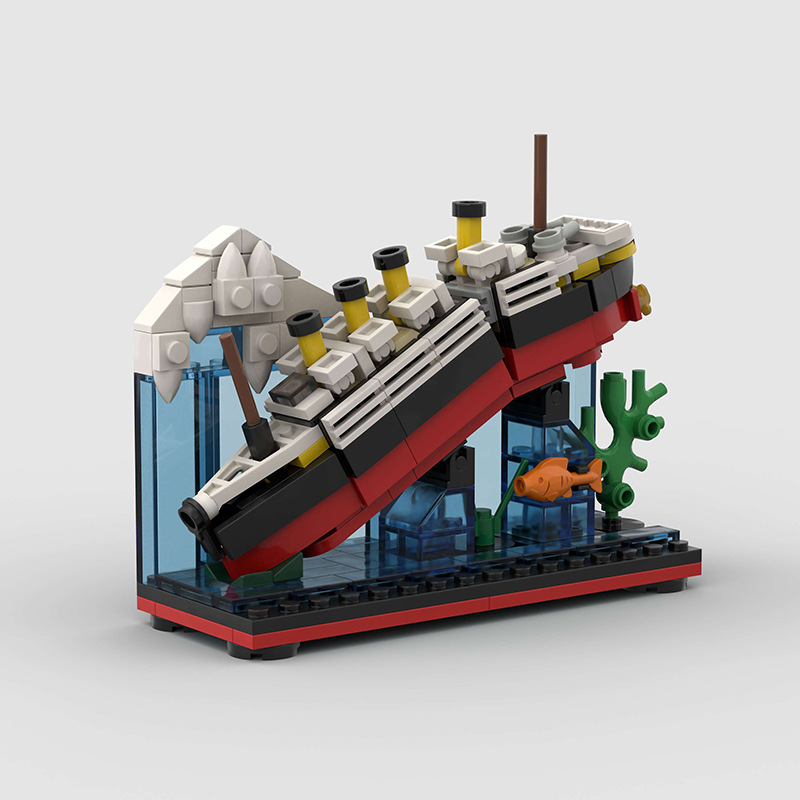 Titanic Break In Half con estu - Model Kit Titanic reseña y precio