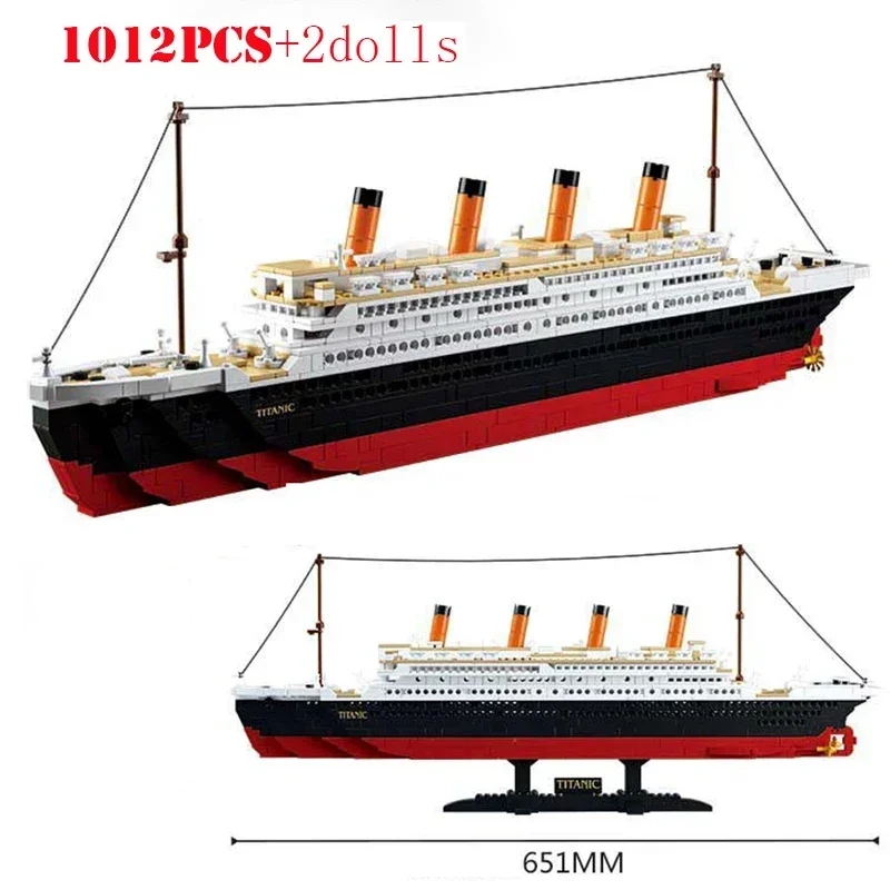 481pcs2401pcs RMS Titanic barc - Model Kit Titanic reseña y precio