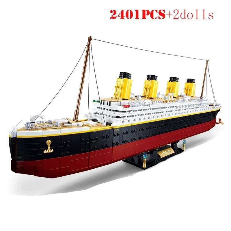 481pcs2401pcs RMS Titanic barc - Model Kit Titanic reseña y precio