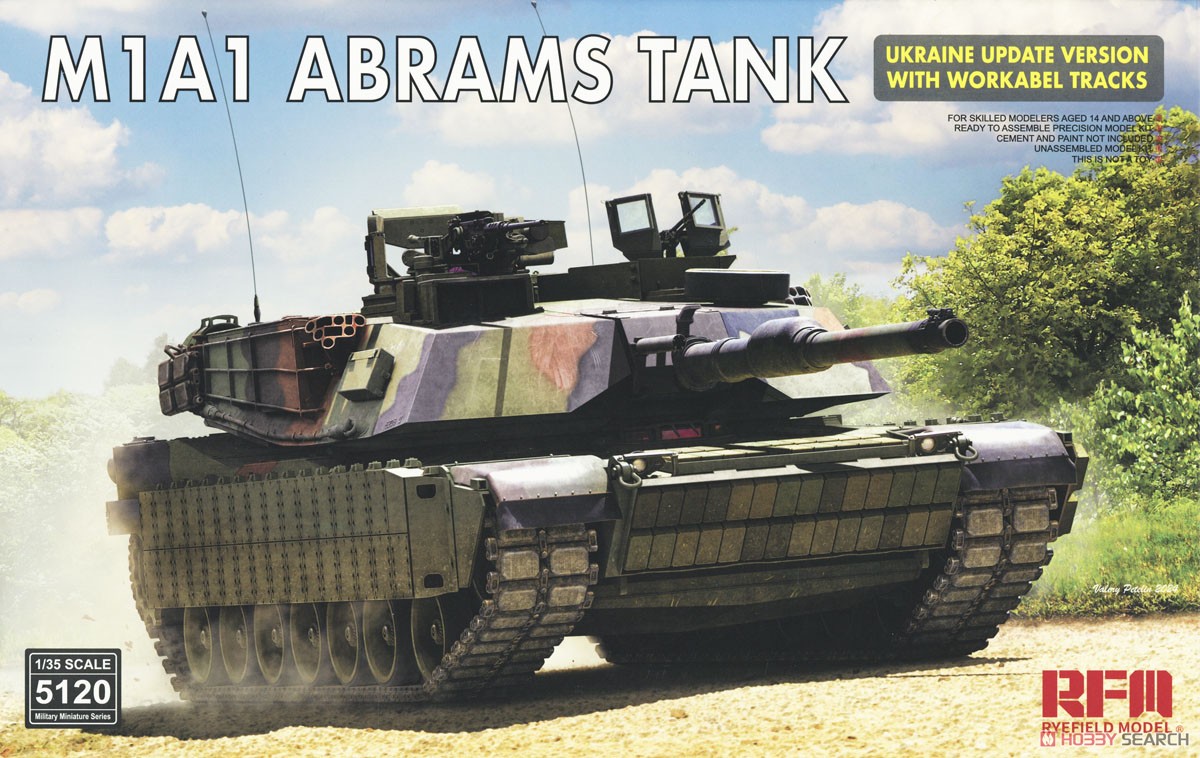 Rye Field 5120 Escala 1:35 M1A - Model Kit Ukraine reseña y precio