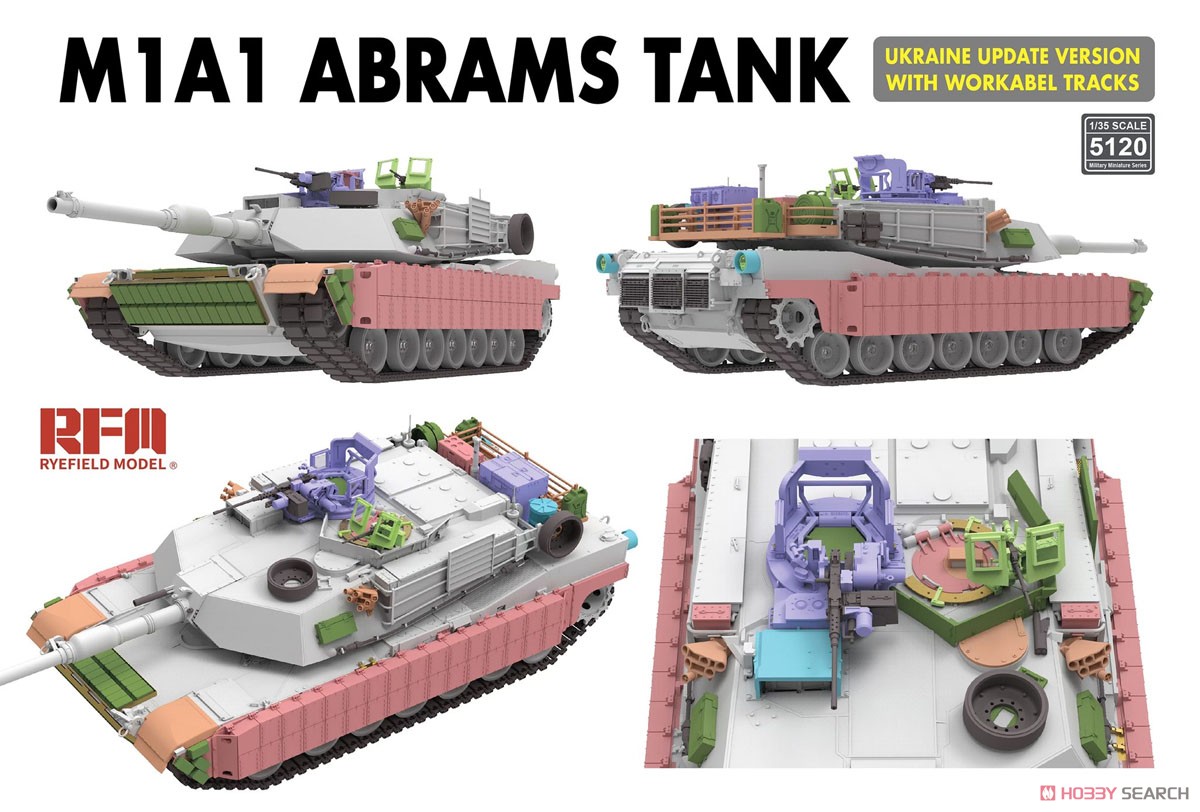 Rye Field 5120 Escala 1:35 M1A - Model Kit Ukraine reseña y precio
