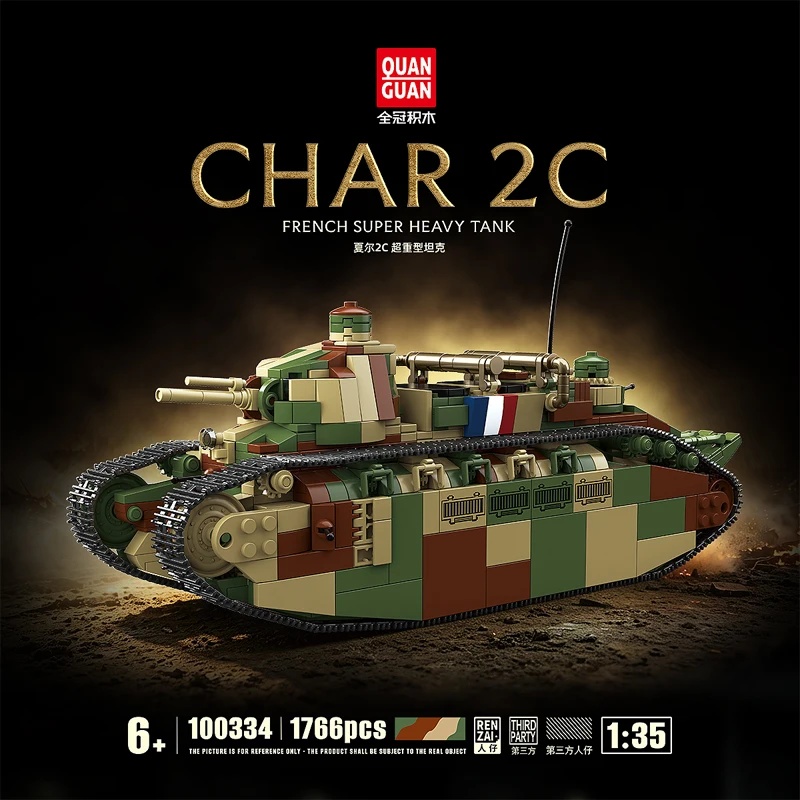 Tanque Súper Pesado Francés Ch - Model Kit Gunpla reseña y precio