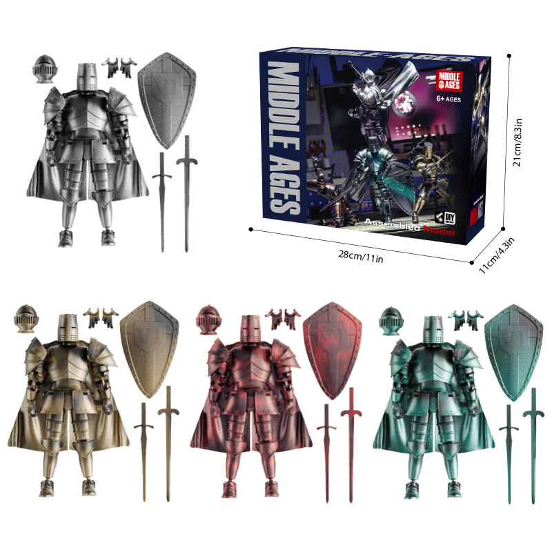 Caballero Medieval Multiarticu - Model Kit Knight reseña y precio
