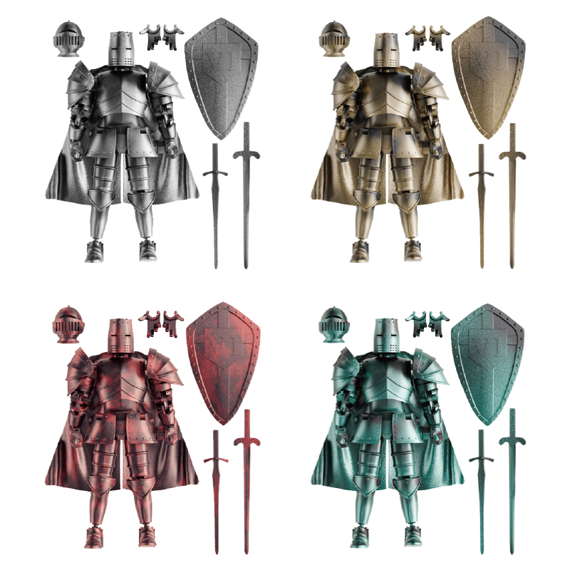 Caballero Medieval Multiarticu - Model Kit Knight reseña y precio