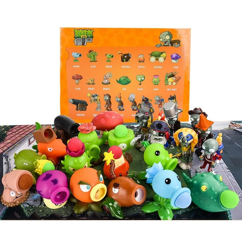 Plantas vs. Zombis, Set Comple - Model Kit Vs Figure reseña y precio