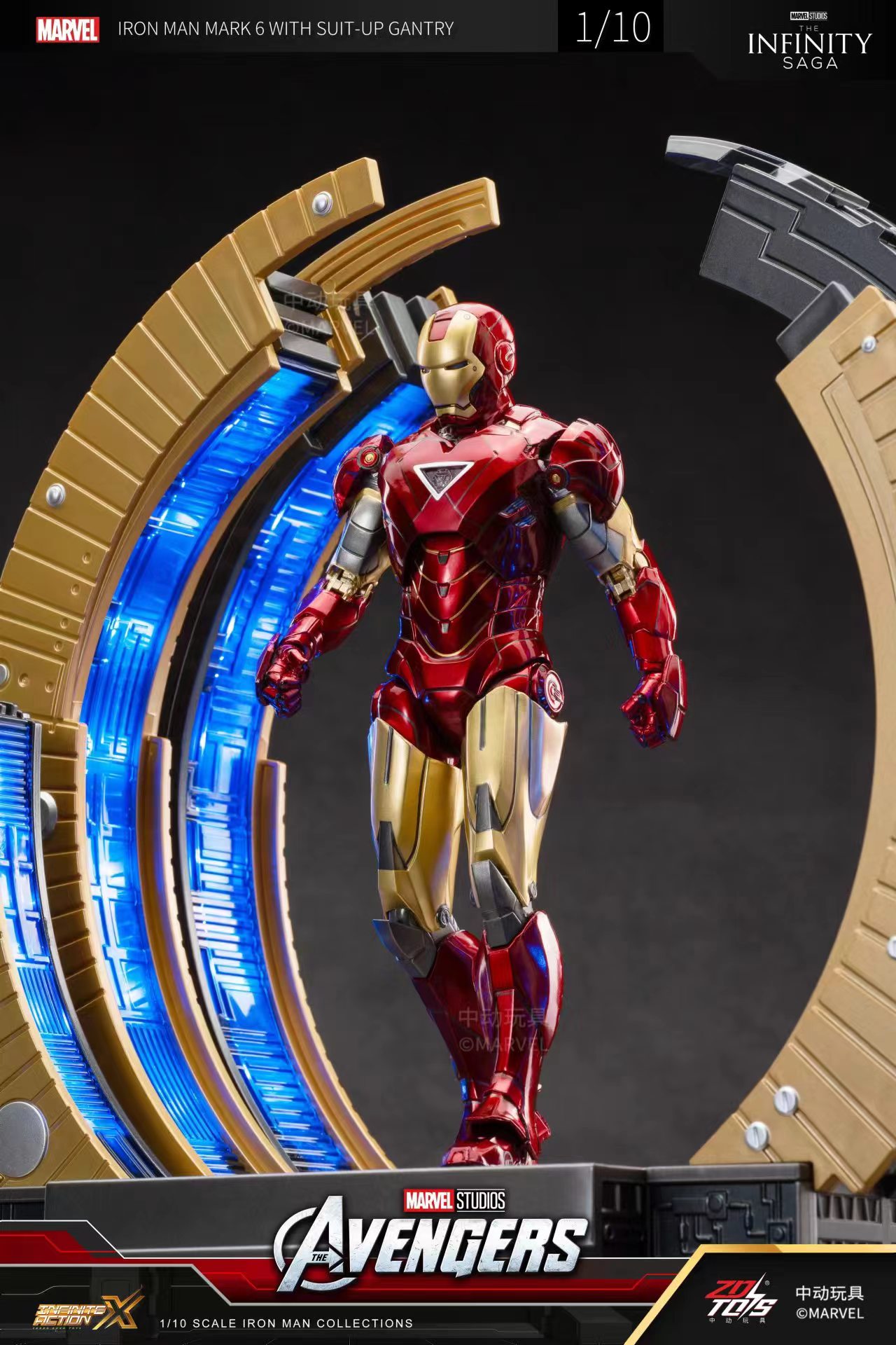 Original ZD Toys Iron Man con  - Model Kit Iron Man Mark 50 reseña y precio