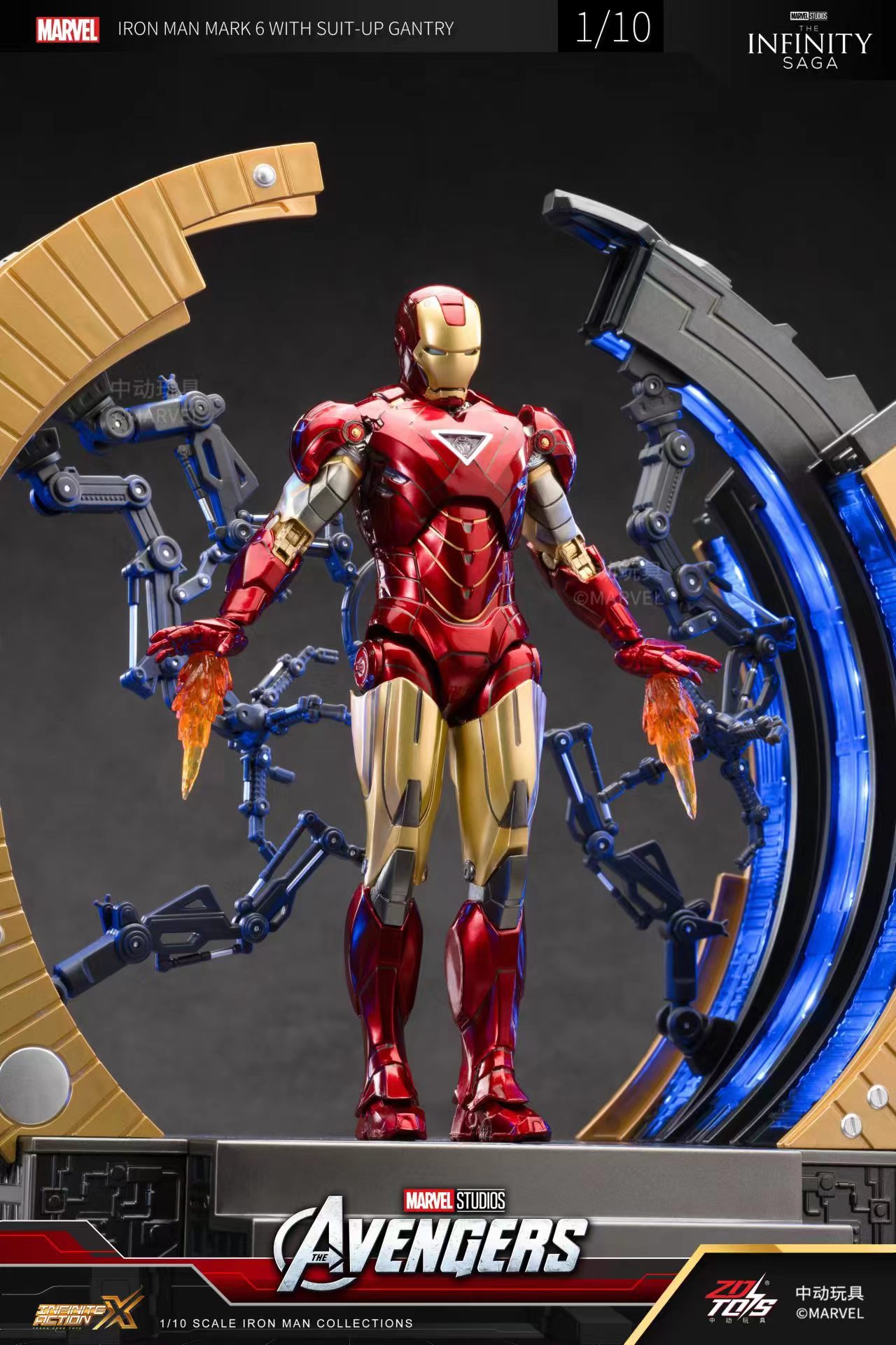 Original ZD Toys Iron Man con  - Model Kit Iron Man Mark 50 reseña y precio