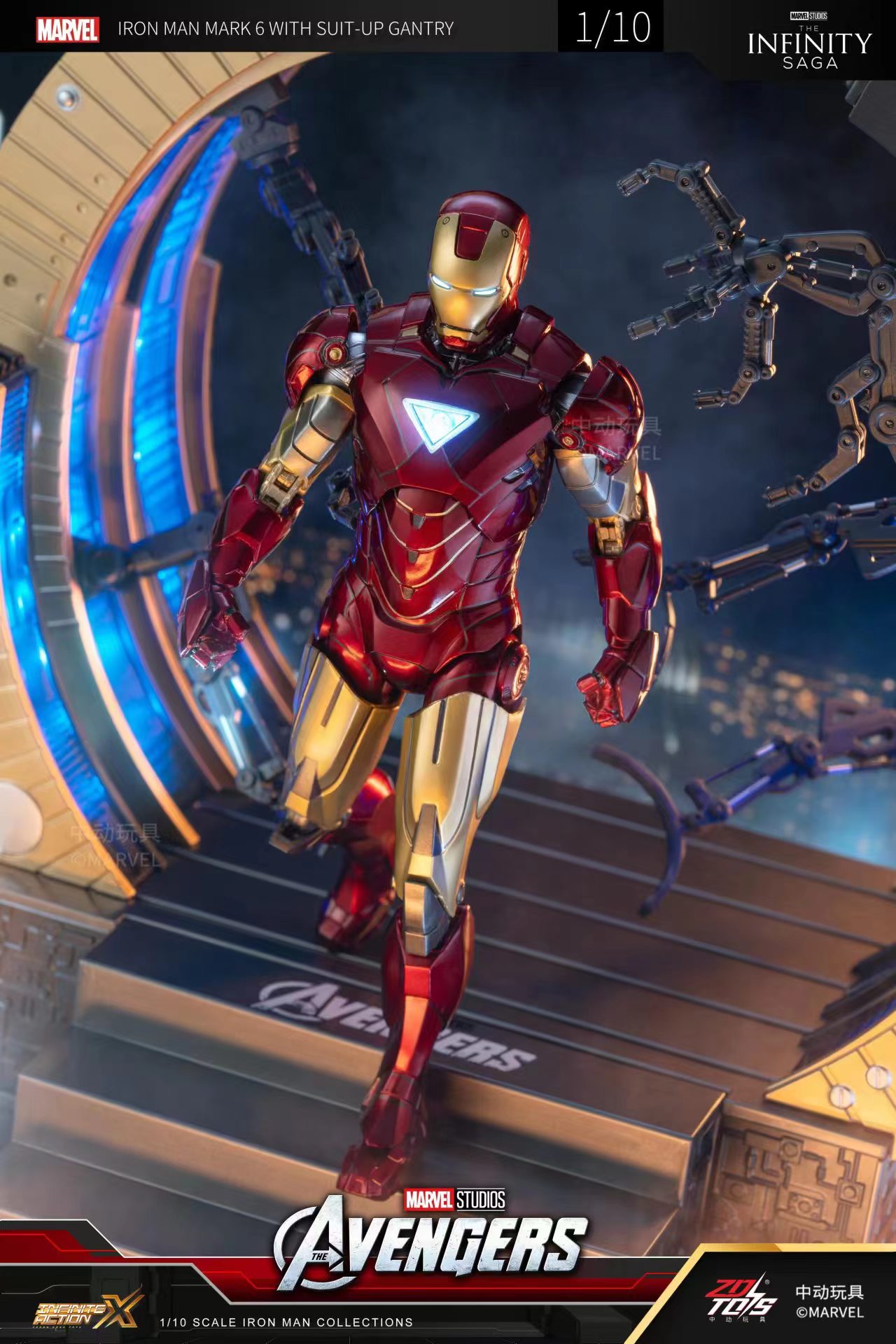 Original ZD Toys Iron Man con  - Model Kit Iron Man Mark 50 reseña y precio