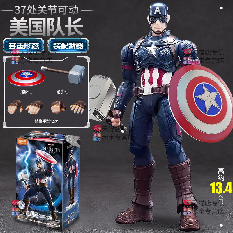 Figuras de acción originales B - Model Kit Iron Man Mark 50 reseña y precio